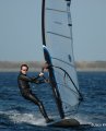 Mooie foto van de finish van een heat van de regiocup. foto is gemaakt vanuit de wedstrijd boot.